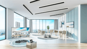 Workspace Futuristik di Rumah Desain Workspace yang Diprediksi Paling Laris 2026: Cara Ruang Kerja Mendukung Kesehatan Mental